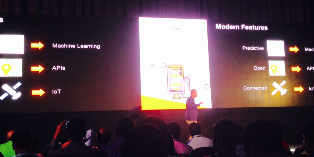 manojchanchawat's tweet photo. Great #AWSDeveloperDay tech talk, specially Qantas story - fantastic customer service using right data using #AWS https://t.co/0d2OrieVrU