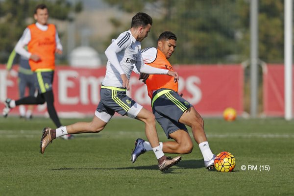 realmadriden's tweet photo. The players have already started their preparations for Sunday's meeting with Villarreal.

#RMCity #HalaMadrid https://t.co/EoNTmb5O1a