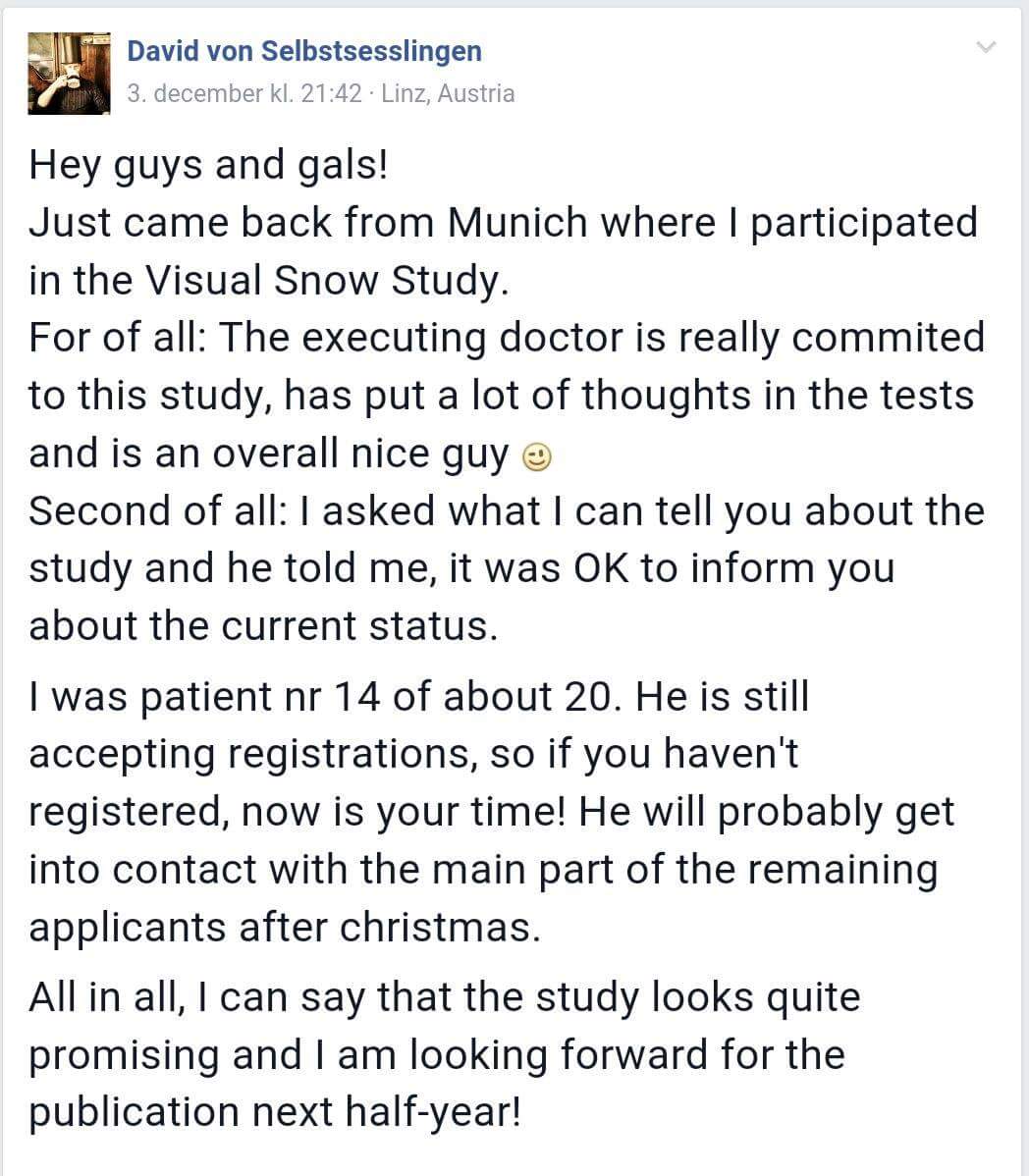 Visualsnow1's tweet photo. Feedback from the latest #visualsnow study. #visualsnowawareness #rarecondition #neurology #VSisBS #brain #vision https://t.co/HDg8GI7w4i