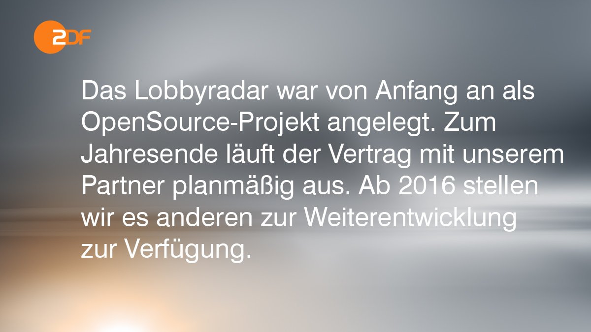 Zu euren Nachfragen zum #Lobbyradar.