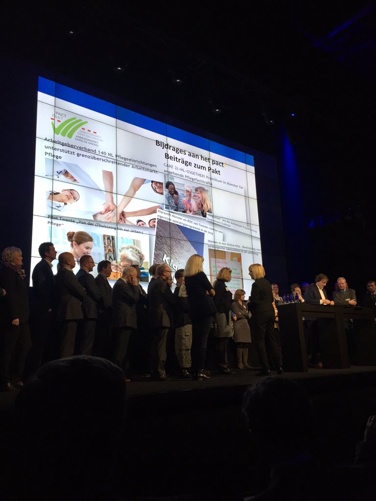 actief bij nieuwe NL wordt gemaakt in de Achterhoek"#krimpcongres en nu pact arbeidsmarkt über die Grenze in Ahaus.