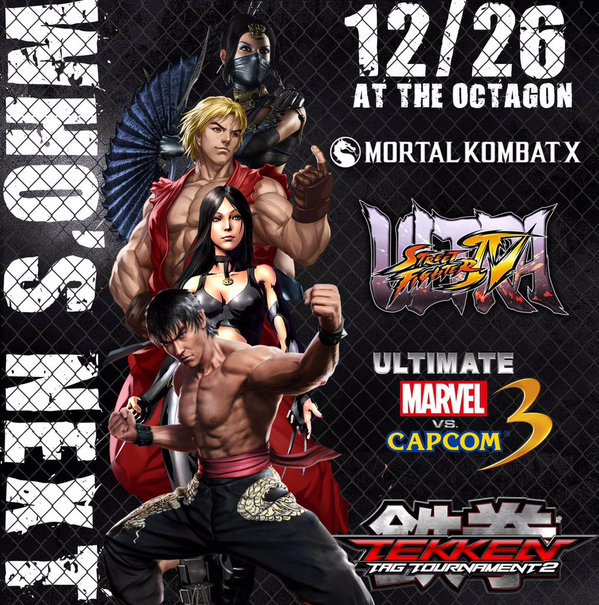 DMVGamer's tweet photo. Dec 26: #esports Fight Tourny #MKX #UMvC3 #TTT3 #USF5  in #WashingtonDC by @GIACDOTCOM see https://t.co/w0cmHumlye https://t.co/vpzjLBKI5X