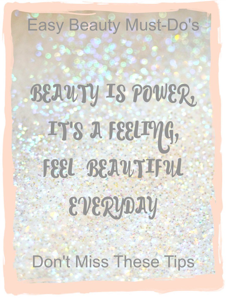 Surfing_sequins's tweet photo. Easy Beauty Must-Do’s https://t.co/l9dgFpdQzG https://t.co/tNscu28FAz