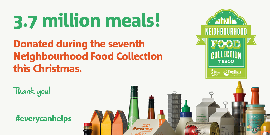 TrussellUK's tweet photo. Another amazing collection! #ThankYou to our #donors, #volunteers &amp; @tesco! >https://t.co/ZZ0wYuoFR1 #EveryCanHelps https://t.co/ylGIGPioVF