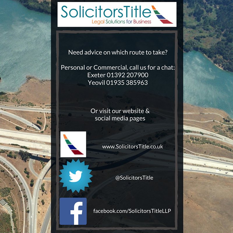SolicitorsTitle's tweet image. The end of the week is in sight! We'd love some followers on our new Facebook page! @DSLawSociety @devonbusinesses
