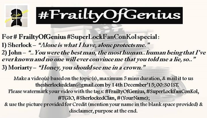 WOL_INDIA's tweet photo. #SuperLockfanCon #Contest PC 3 - Fan Video
#Supernatural #Sherlock
@DesignzLife8 @SPNConIndia https://t.co/znmeR6tAhu