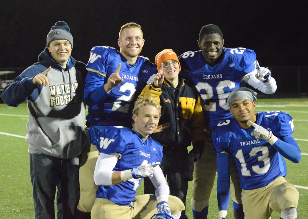 FootballWayzata's tweet photo. December 10th has officially been deemed Justin Evilsizer Day in Plymouth! He is the best manager we could ask for! https://t.co/Fz4XqiYHmZ