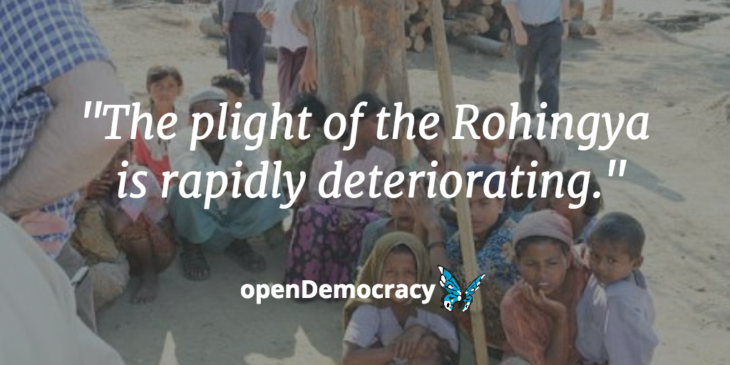 openDemocracy's tweet photo. "It’s time to act now." @romarajpal on #Rohingya refugees: https://t.co/U2L8ZZ1WKO https://t.co/rYAvuhSRLr