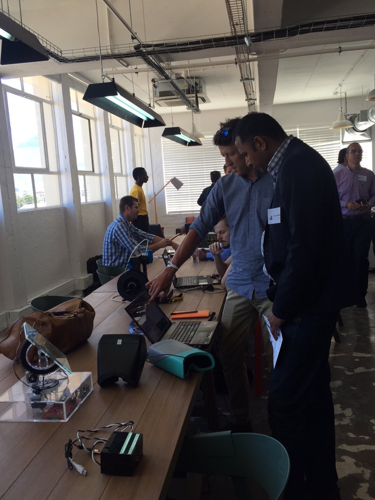 manmakemachine's tweet image. The @manmakemachine team showing products at the @techlabafrica #RiseAfrica event!