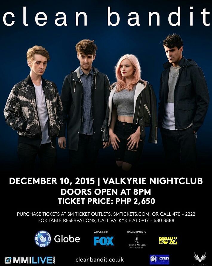 channelv_phil's tweet photo. There's no place we'd rather be!
CLEAN BANDIT Live in Manila is co-presented by Fox, Star World, and Channel V. https://t.co/5KnXvolu12