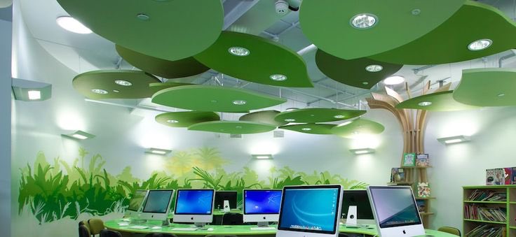 oseland's tweet photo. Exposed ceiling slabs are trendy but acoustic rafts and are both cool and functional #foamfollowsfunction https://t.co/SP3zlyfMVM
