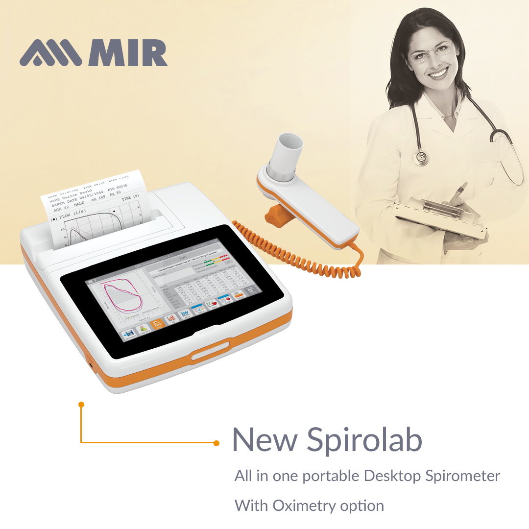 MIRmedical's tweet image. #Spirolab is an all-in-one portable desktop #spirometer with #oximetry option spirometry.com/ENG/Products/s…