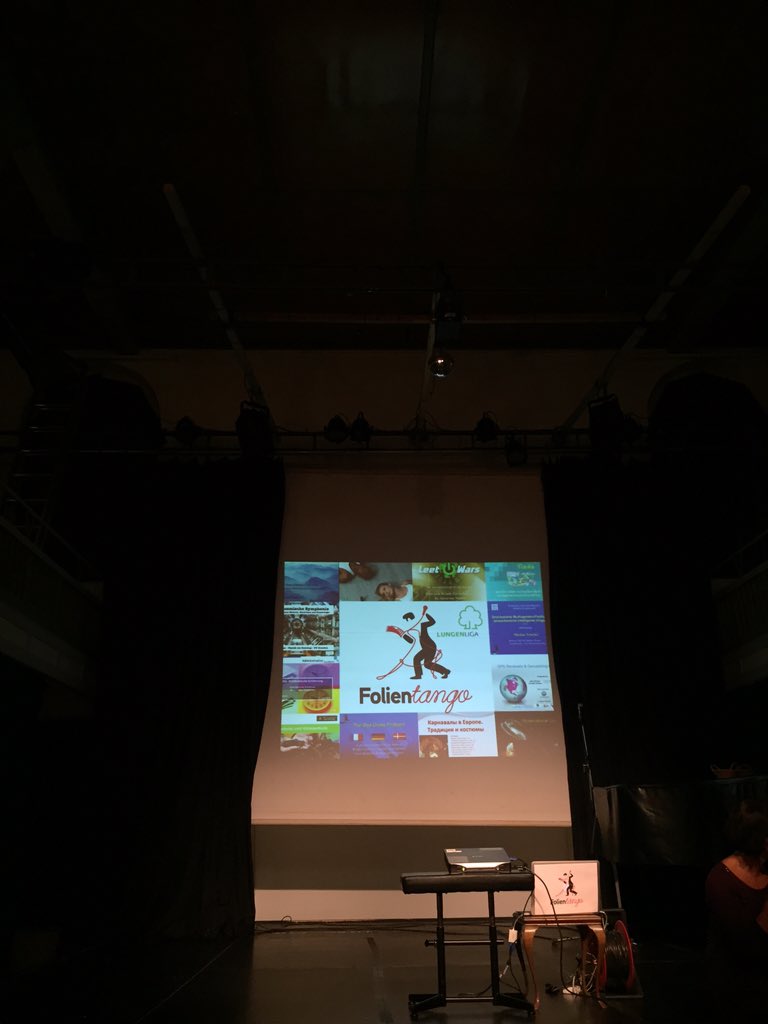 Folientango's tweet photo. Wir sind ready für die PowerPoint-Karaoke Session in der #LaCappella in Bern! :-) https://t.co/Uw4XEJIxD0