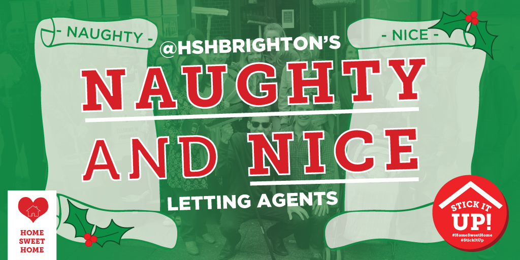 This weekend @HSHBrighton will be finding out which letting agents have been naughty, and which have been nice...