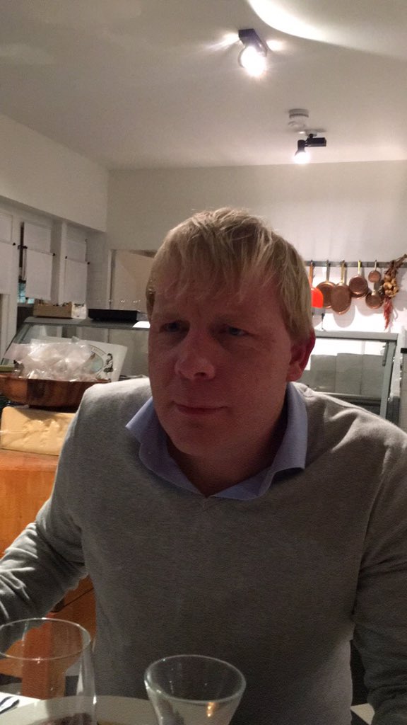 conroywhite's tweet photo. @MayorofLondon Found a guy last night in Amsterdam who is your double! https://t.co/vebDVjzCAU