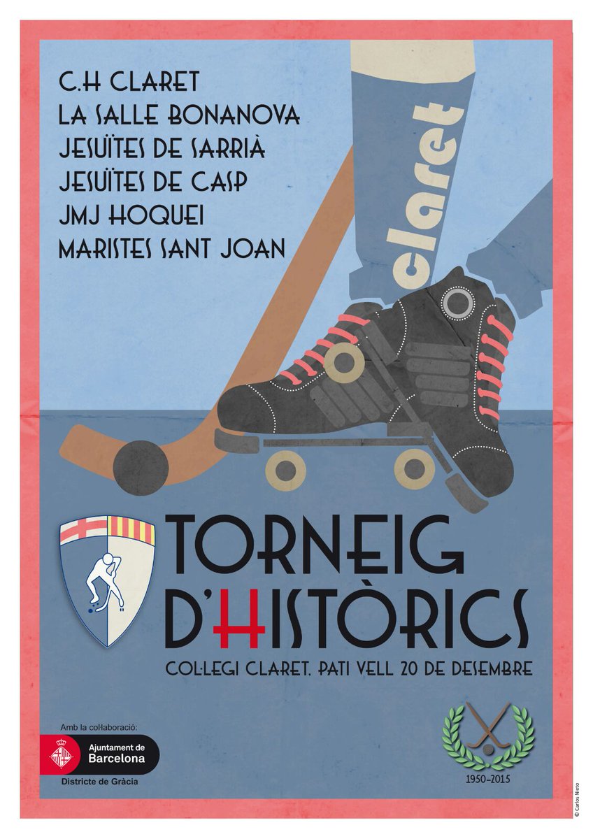 <a href="/hqclaretbcn/">Hoquei Claret BCN</a> organitza torneig històrics al <a href="/claretbarcelona/">Escola Claret Barcelona</a> <a href="/LaSalleHoquei/">Hoquei La Salle</a> #MaristesSantJoan #JMJ #JEsarrià #JEcasp