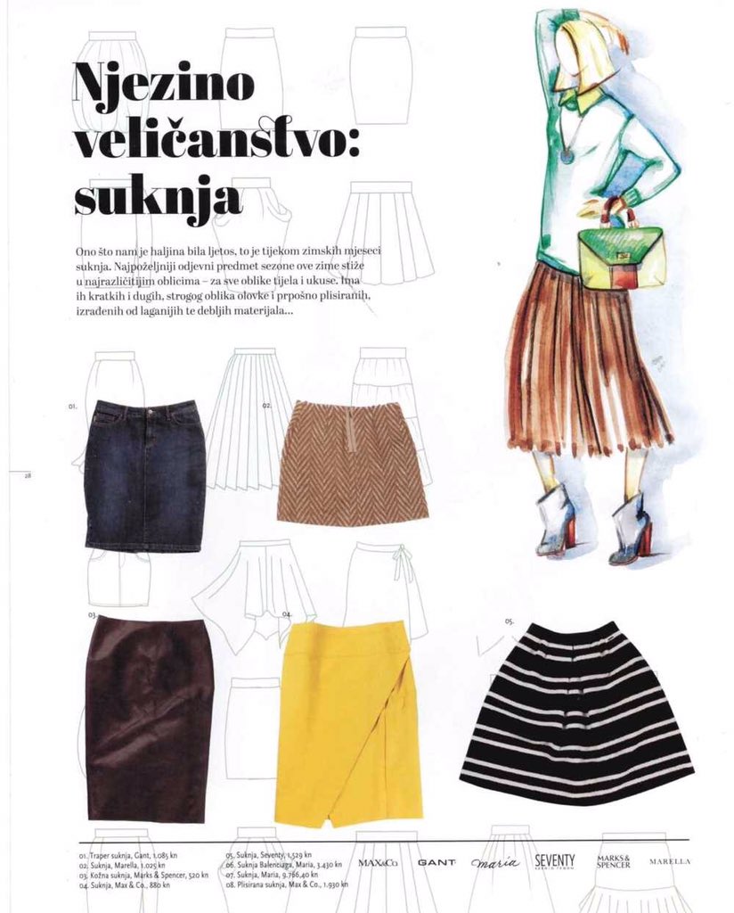 SeventyOfficial's tweet photo. #Seventy Black and white striped skirt on Centar Kaptol Nov. issue
#myseventystyle 
Shop @-->https://t.co/ZM1t9kRvxm https://t.co/AZGegmzD1E