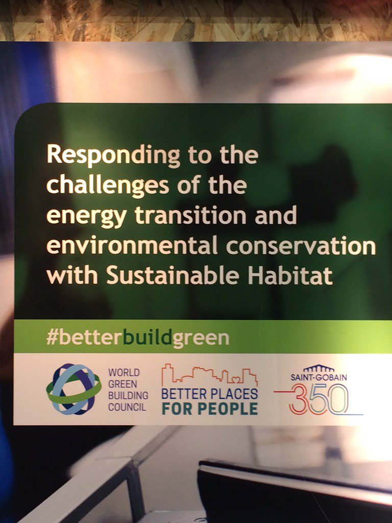 saintgobain's tweet image. Visitez le stand Saint-Gobain &amp;amp; @WorldGBC au Bourget #COP21 Espace Générations Climat #SolutionsCOP21 jusqu&apos;au 11/12