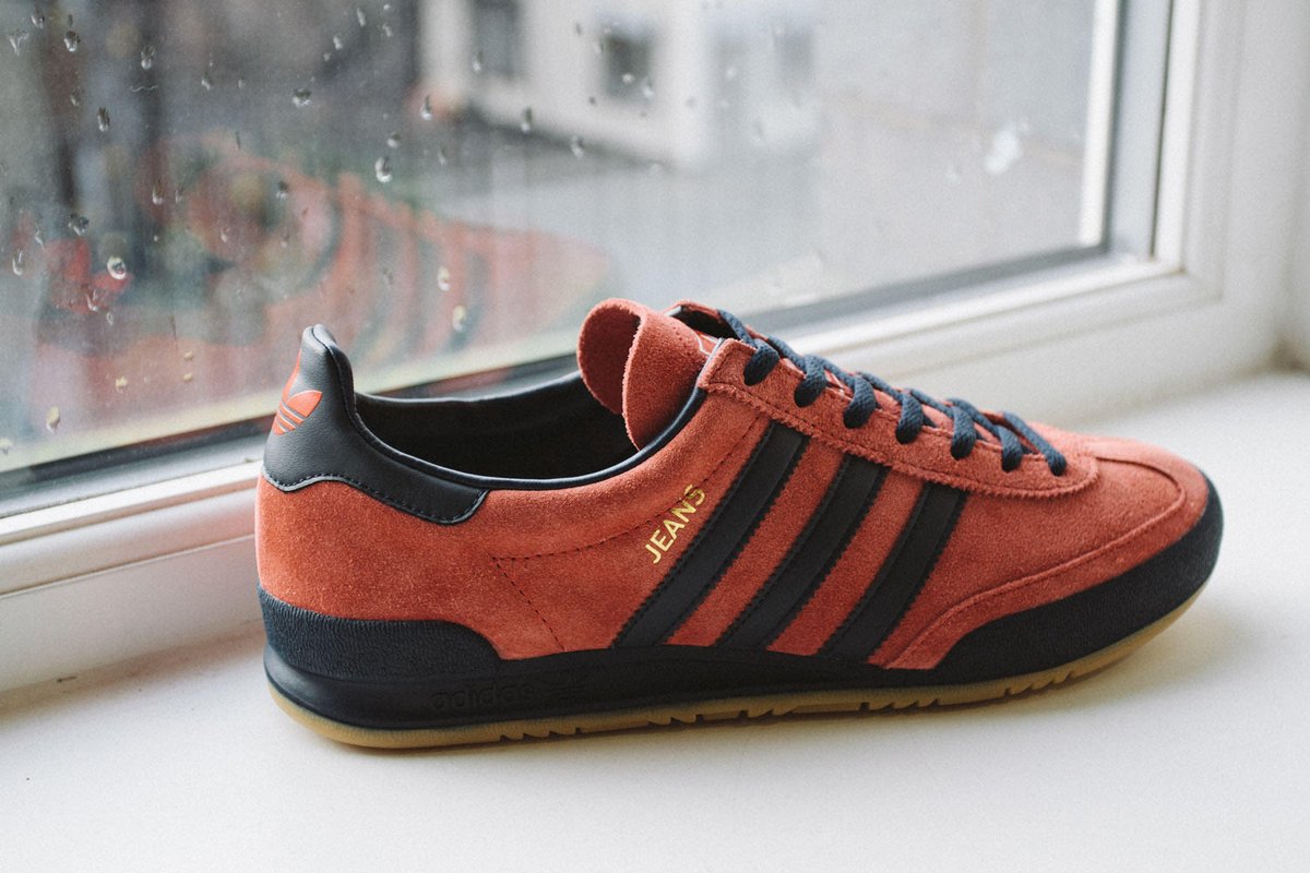 adidas jeans navy and red