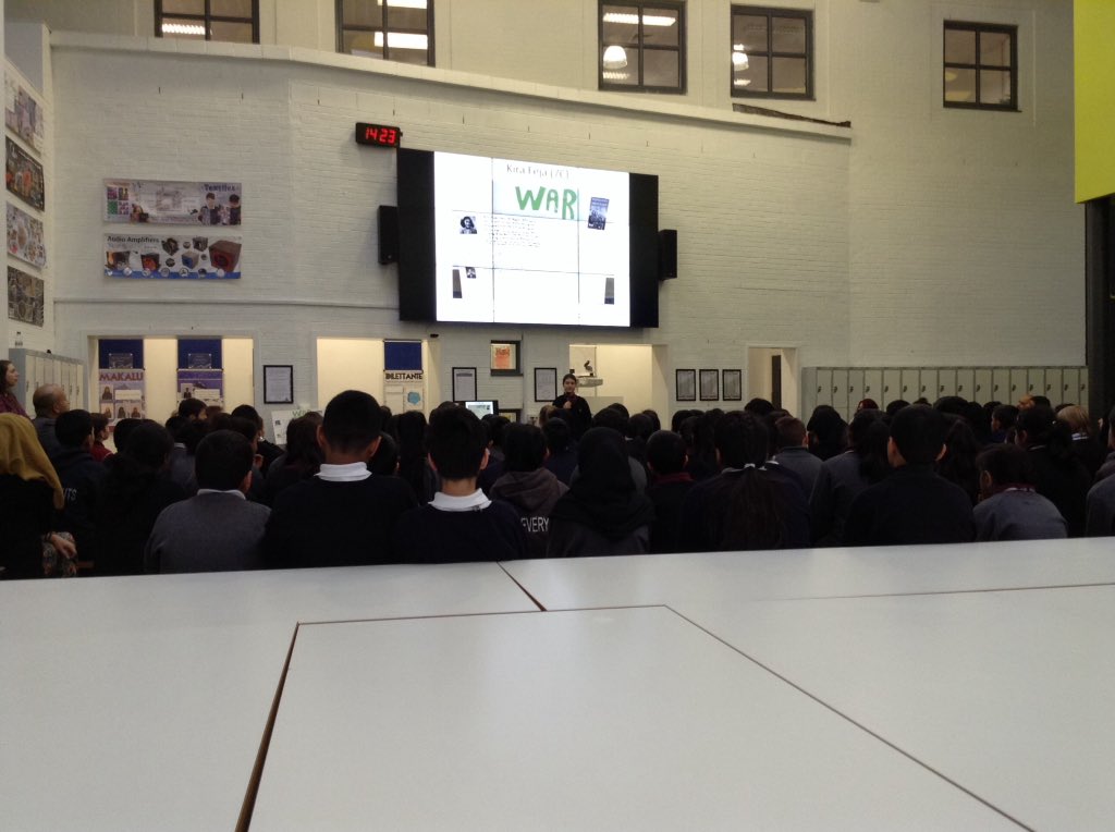 Kira feja 7C presenting about war, without a script!