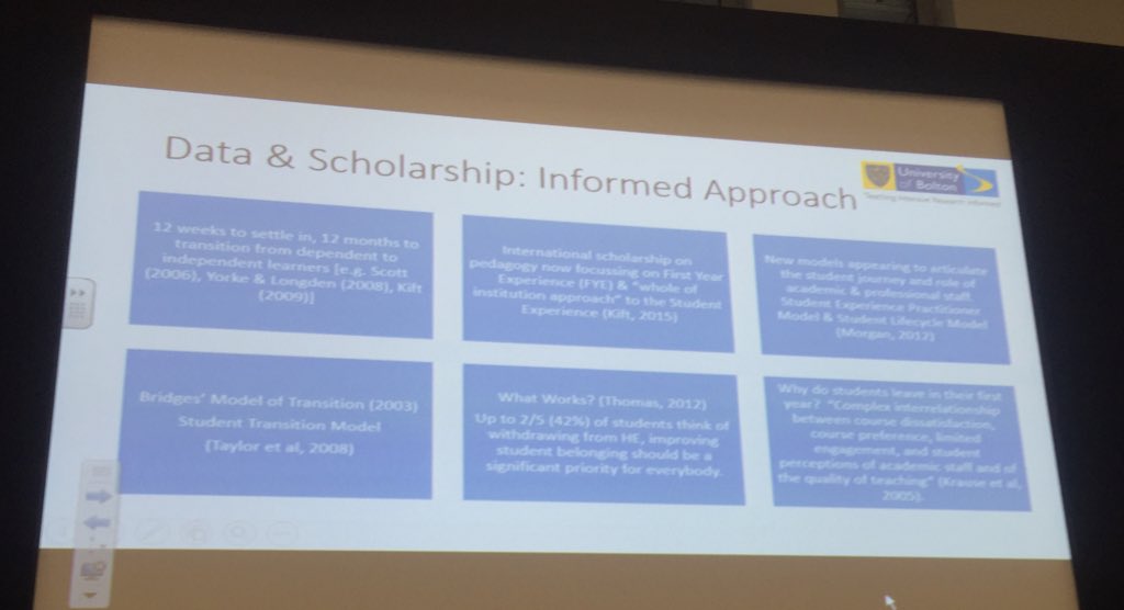 GazzaToGo's tweet image. #LMLAData @emilythemac quotes 42% of students think of leaving (8% do)