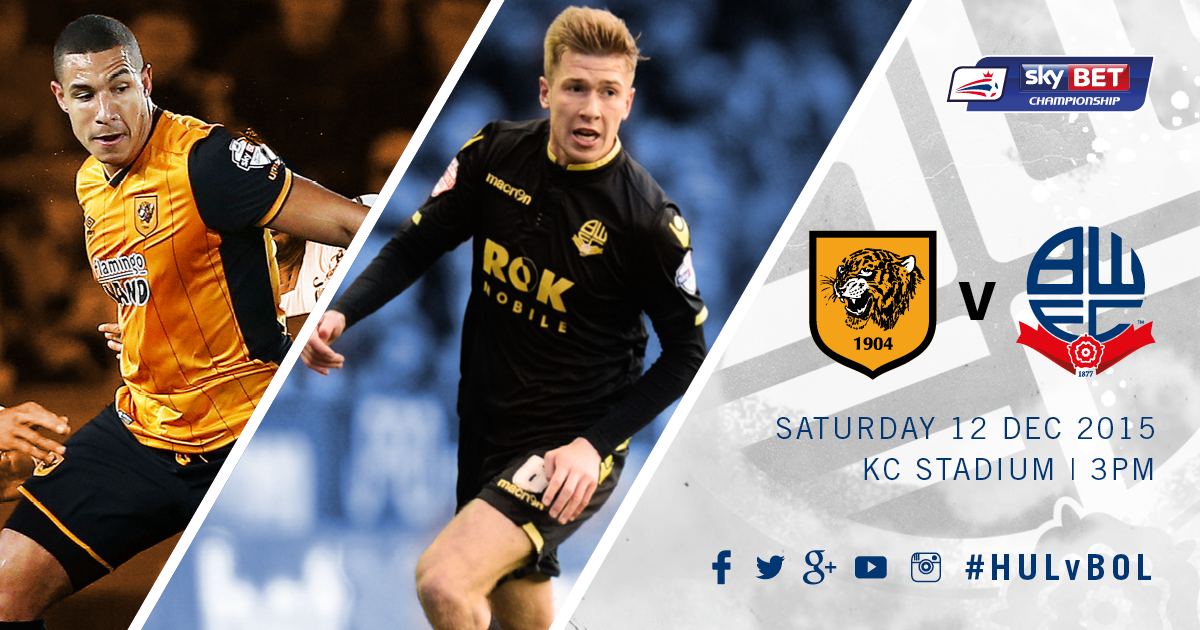 OfficialBWFC's tweet image. PREVIEW: #BWFC team news, @HullCity's one to watch and more ahead of #HULvBOL on Saturday: bit.ly/1Qh89vV