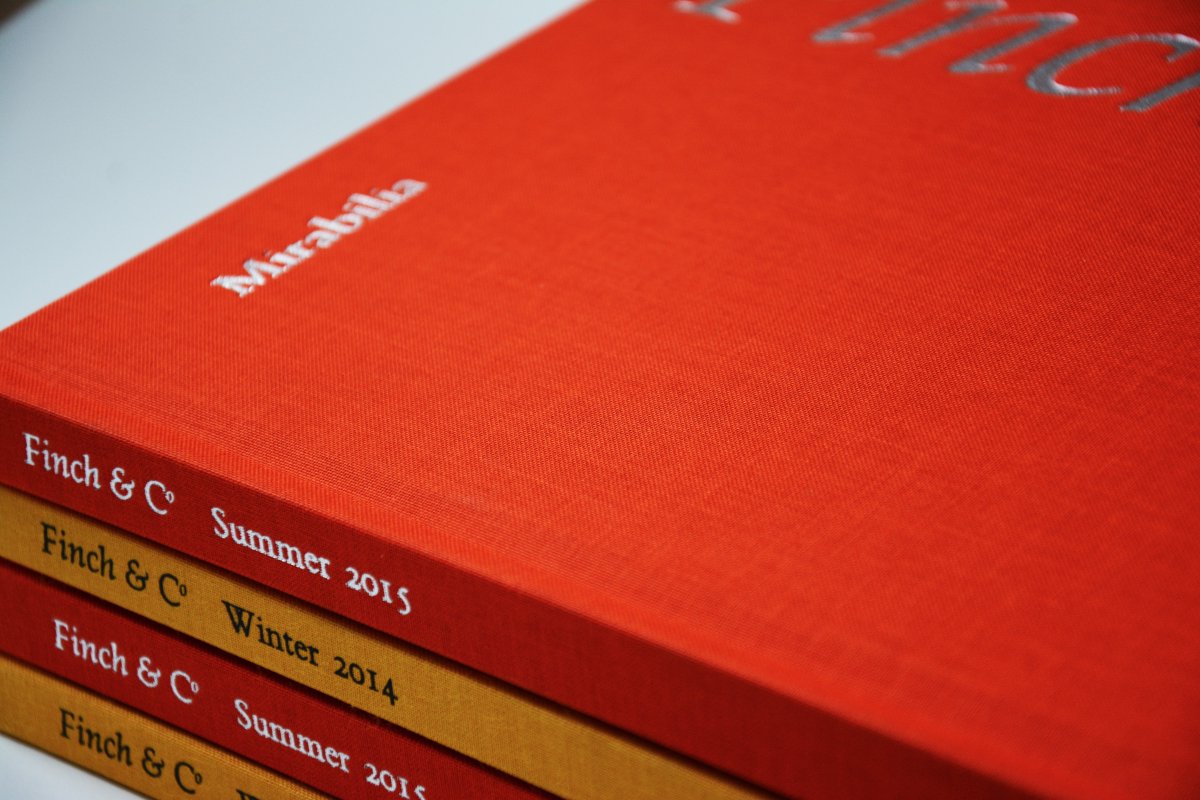 etaldesign's tweet photo. Catalogues for Finch &amp; Co from Winter 2014 and Summer 2015 #tbt #design #books #etal https://t.co/nSGFAsqPxr