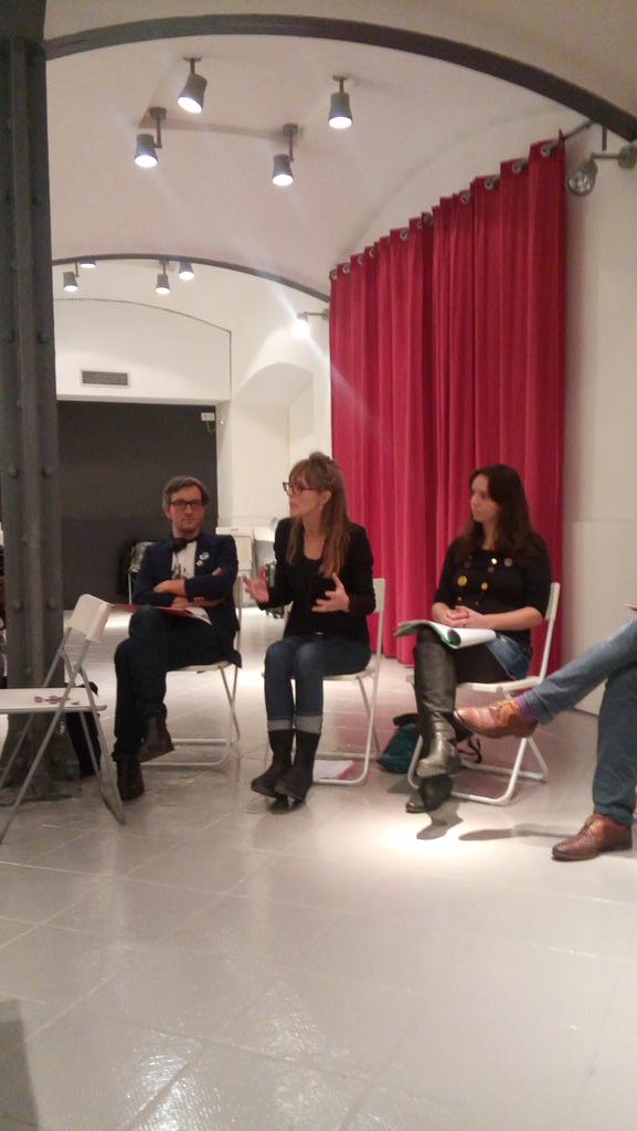 EEMUSIC_Project's tweet photo. Alison Tickell talking about @Julie's Bicycle mission to make themselves redundant to the industry. #eemusic https://t.co/EiTLR9oKlb