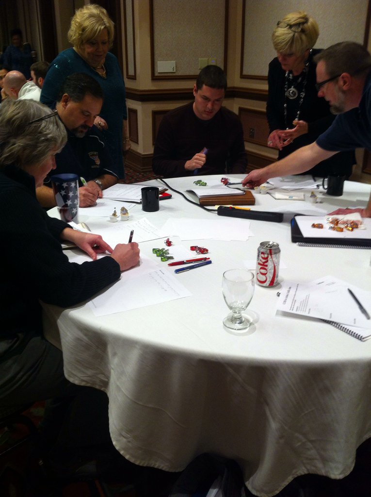 kcsmath's tweet photo. KCS teachers learning great things to take back to their classrooms. #kcslearning2020 #mdc2015 https://t.co/kKKnkXw98h