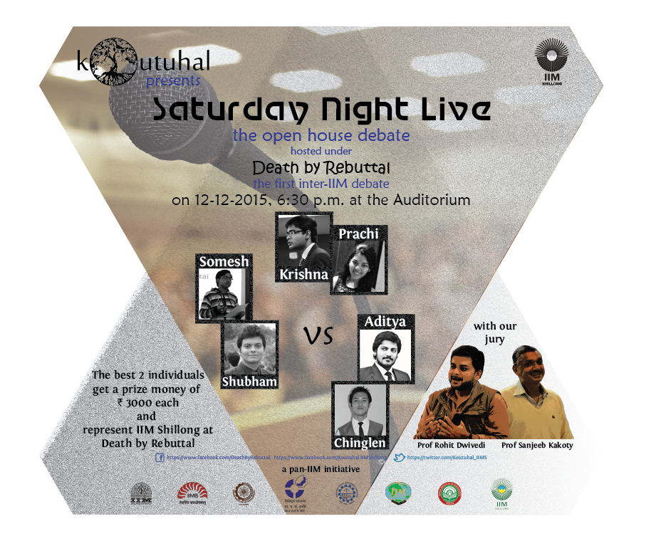 Koutuholics's tweet photo. A tripartite debate on the cards. Quite the exhibition tomorrow #SaturdayNightLive #DeathbyRebuttal #QuriousCat https://t.co/jxnhqWmzF4