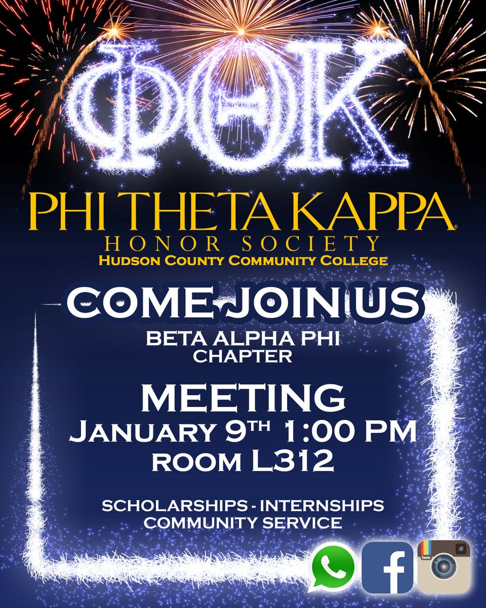 HCCCStudentGov's tweet image. #PTKBAP Will hholding a chapter meeting 1/9/16 all members are invited! We can't wait to see you there!