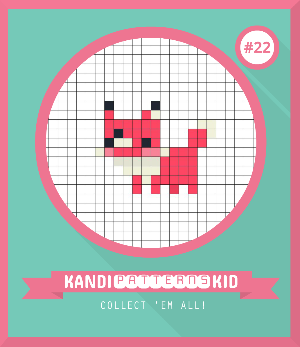KandiArt's tweet photo. Foxi Pattern! Was fun to make this! :) Pattern #22! #kandi #kandipatterns #kandikid #kandikifd #plur #emd https://t.co/LocL7oTjzT