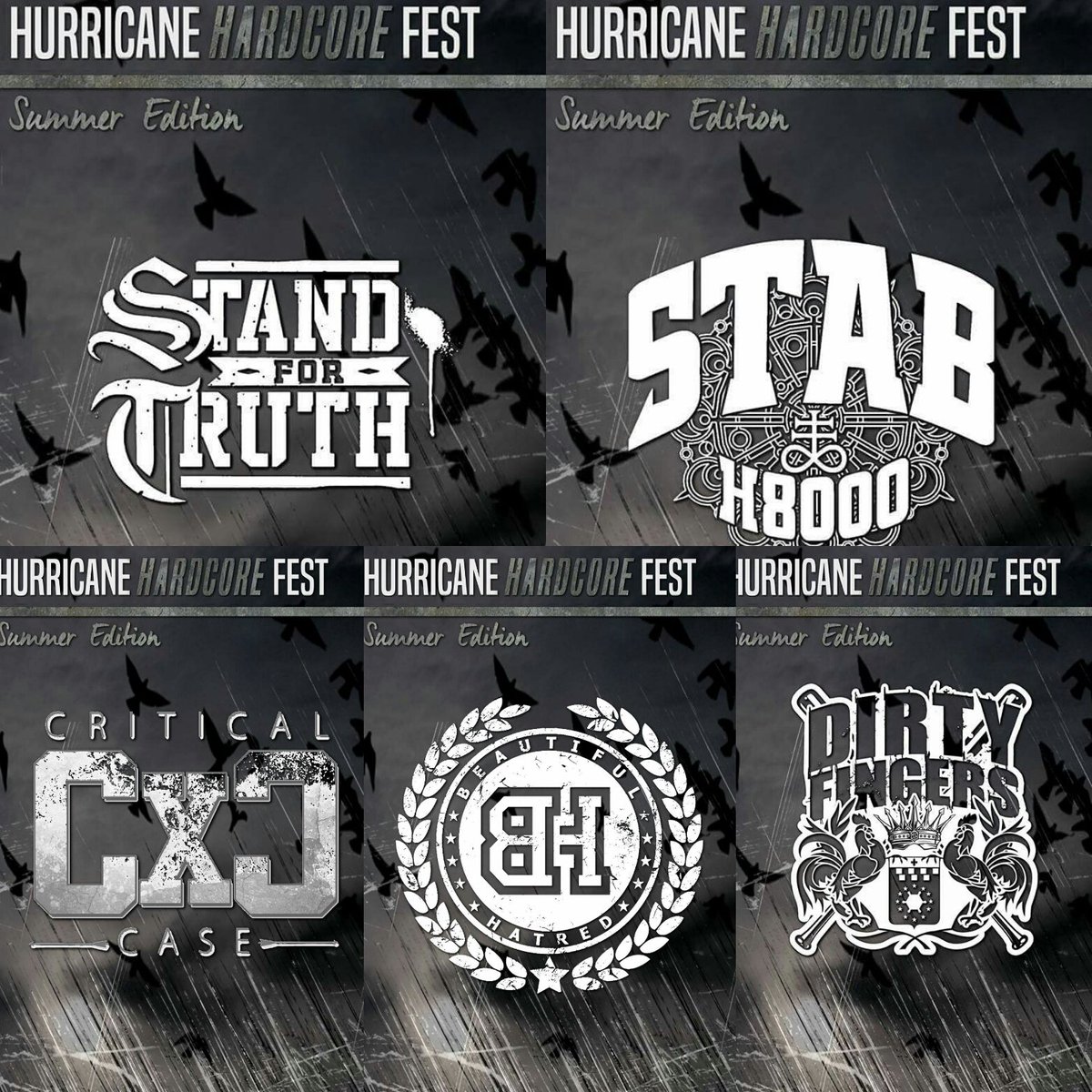 HurricaneBkg's tweet photo. Check the new band added at Hurricane Hardcore Fest! @Stand_for_Truth @btifulhatred @STABhc  https://t.co/xLC0Pxuu4q https://t.co/JOd0ihxmxv