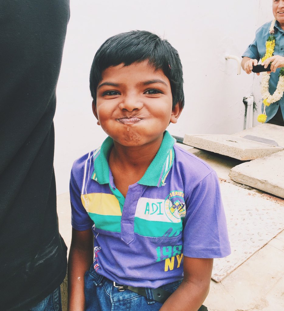 TheAngelHouse's tweet photo. Savoring that first sip of clean water! #cleanwater #orphans2angels https://t.co/WLwveNJhqV