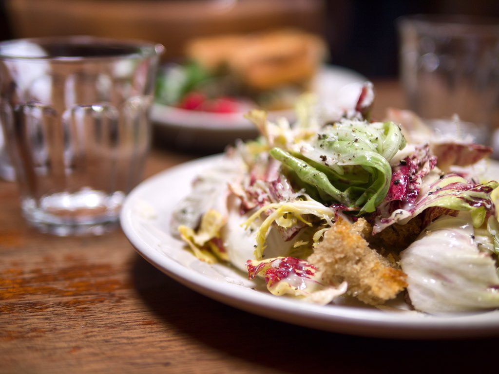 bootandshoeoak's tweet photo. Annabel's chicory salad, a Boot and Shoe classic on today's lunch menu! https://t.co/gwob11zLC8