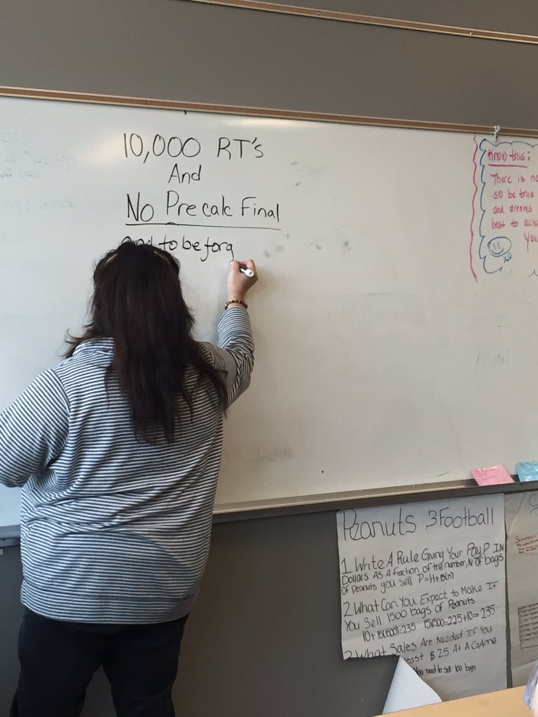 itsyoungdi's tweet photo. 10,000 RT's and my precalc teacher will cancel the final, HELP US OUT 😩 https://t.co/ptKr0S9ogq