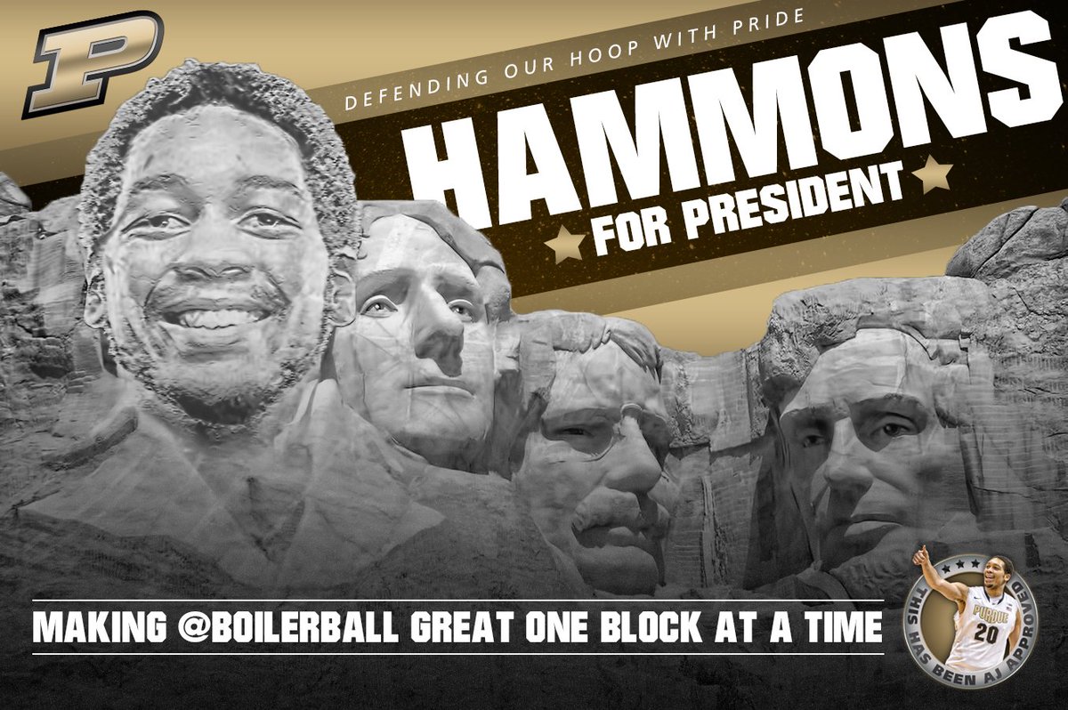 BoilerBall's tweet photo. Defending #Purdue's hoop ONE block at a time. Has done that 276 times in his career... #BlockParty #RememberTheName https://t.co/xkGoCWunBm