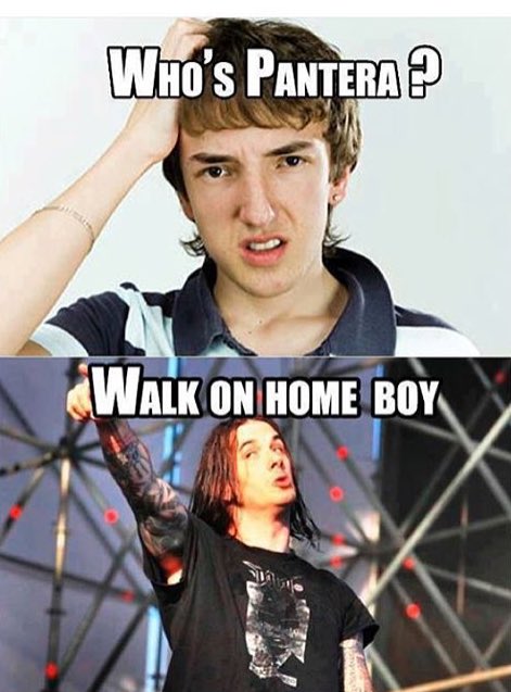 ShadowsBreaking's tweet image. Walk on home boy. #pantera #metal #music #musicbloggers