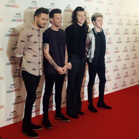 1DArmyMNL's tweet photo. The boys on the red carpet at BBC Music Awards (12/10/15) https://t.co/Tv8TakbseS