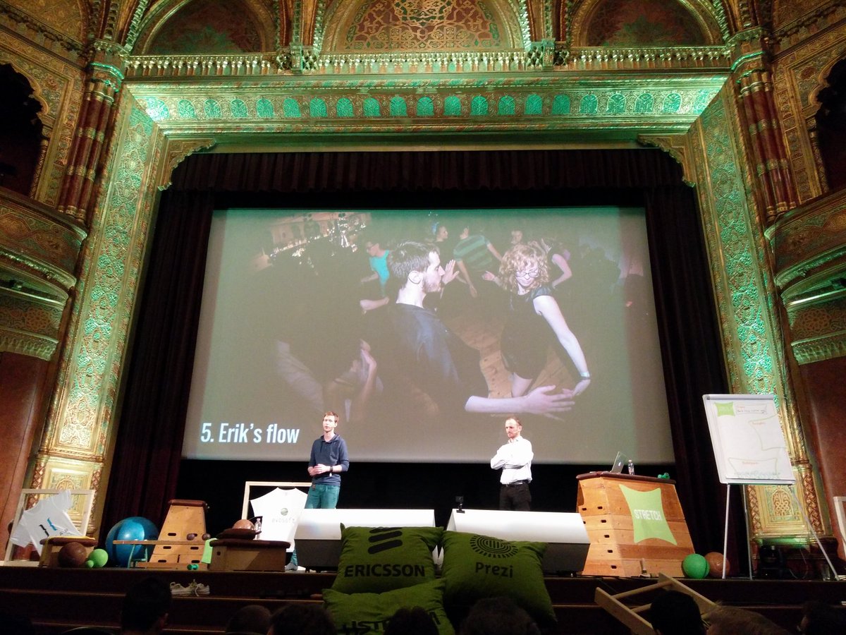 lab_coop's tweet image. &apos;&apos;Noone&apos;s voice get lost.&apos;&apos; Adam and Gergo of @lab_coop and @doctusoft sharing #holacracy lessons at #stretchcon