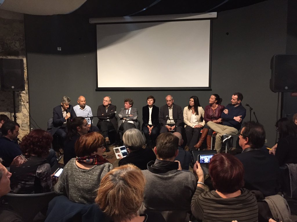 CaroleDelga's tweet photo. Présentation de l'appel citoyen pour notre sud au Gazette café de #Montpellier. Soyons au rendez-vous  dimanche ! https://t.co/76aUsql27I