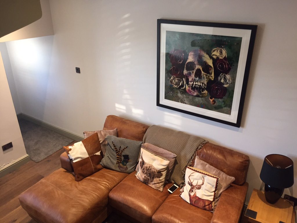 RedHouseGallery's tweet photo. Always great to receive images from happy customers @MRGOLDIE @DavidRusbatch @PeteMcKee @jimmycauty #art #harrogate https://t.co/SCs7OmXj75