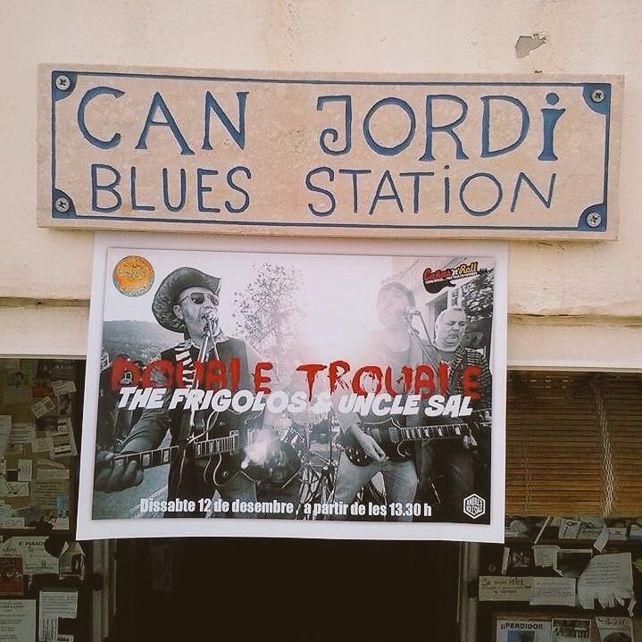 CanJordiBlues's tweet photo. Dissabte 12 de desembre (13:30h), double trouble: THE FRÍGOLOS &amp; UNCLE SAL a Can Jordi. #Eivissa @UncleSalRock https://t.co/VzfvsmqCVQ