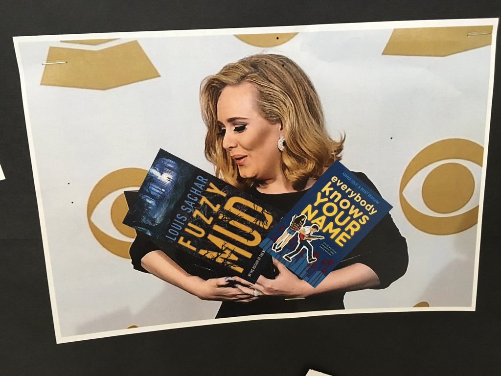 RJGreyLib's tweet photo. Hello. Can You Read Me? New RJ Grey Library bulletin board! @Adele https://t.co/NdwHkjQvnV