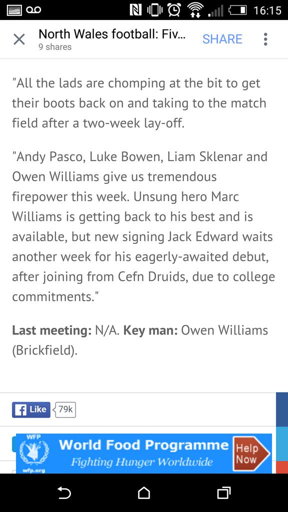 <a href="/Owenwilliams53/">Dr. Owen Williams O.B.E.</a> labelled the key man in the <a href="/BrickfieldRFC/">💚 Brickfield Rangers 💚</a> v <a href="/newbrightonvfc/">New Brighton Villa FC</a> fixture in the NEWFA Cup 1st round