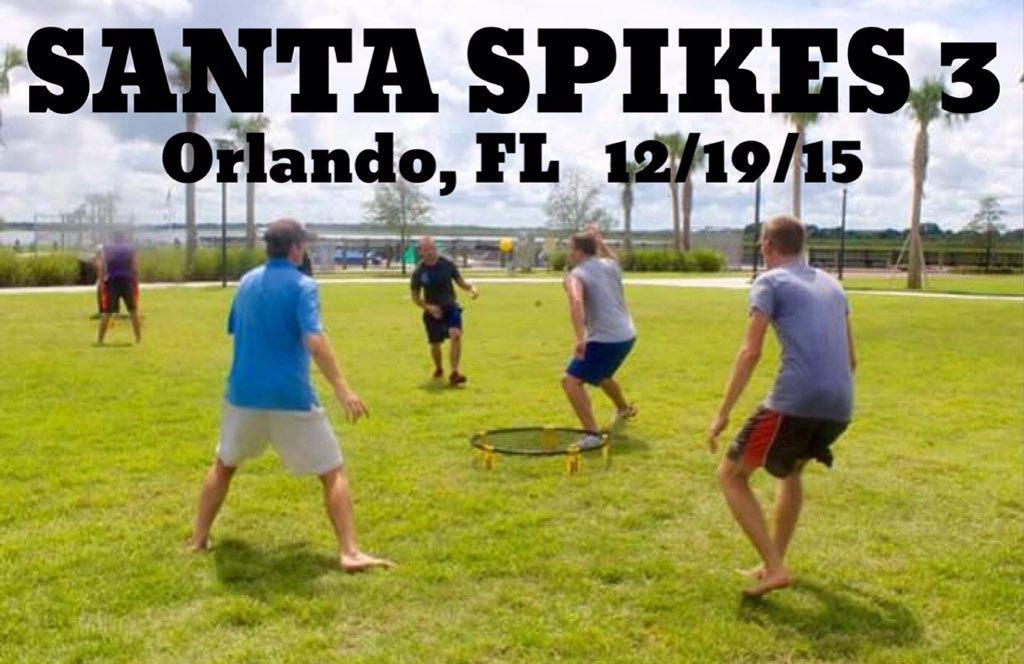 Spikeball's tweet photo. The 3rd annual Santa Spikes tourney is headed to sunny FL this year! Sign up at  https://t.co/bofl2ounxx. #Spikeball https://t.co/6n6N6w4mZB