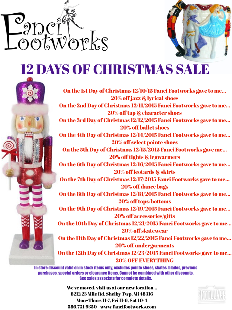 FanciFootworks's tweet photo. 12 DAYS OF CHRISTMAS SALE!!!
🎅🏻🎄☃❤️🎁 https://t.co/8NNgiyvokg https://t.co/hbk4mltsn6