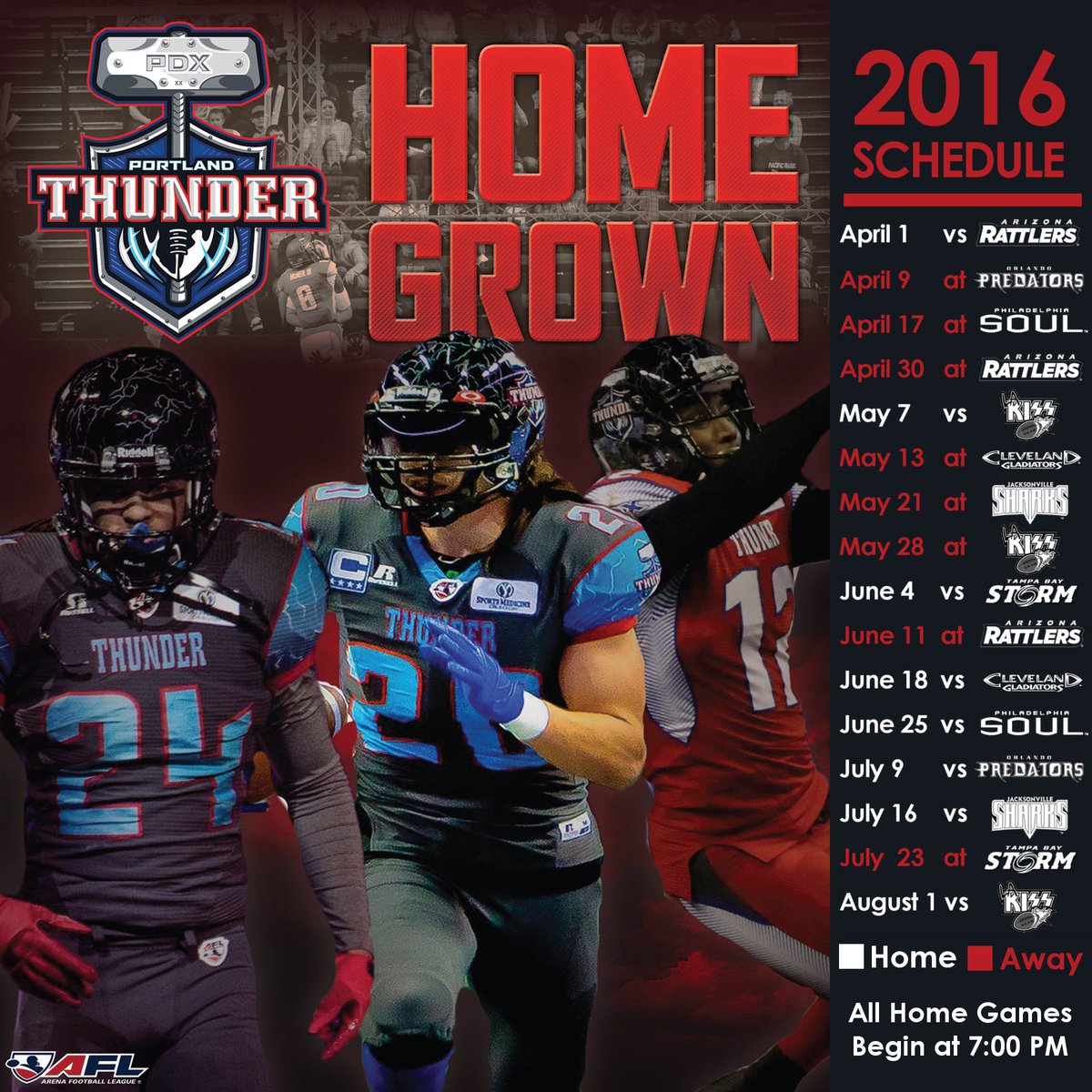 pdxthunder's tweet photo. We'll be seeing a lot of each other down the back stretch, #Thunder Fans...
#DropTheHammer https://t.co/aTW5CLtCG8