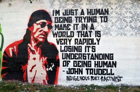 IndependentLens's tweet image. A statement from "Trudell" filmmaker Heather Rae to.pbs.org/1QfyeLW #RIPJohnTrudell