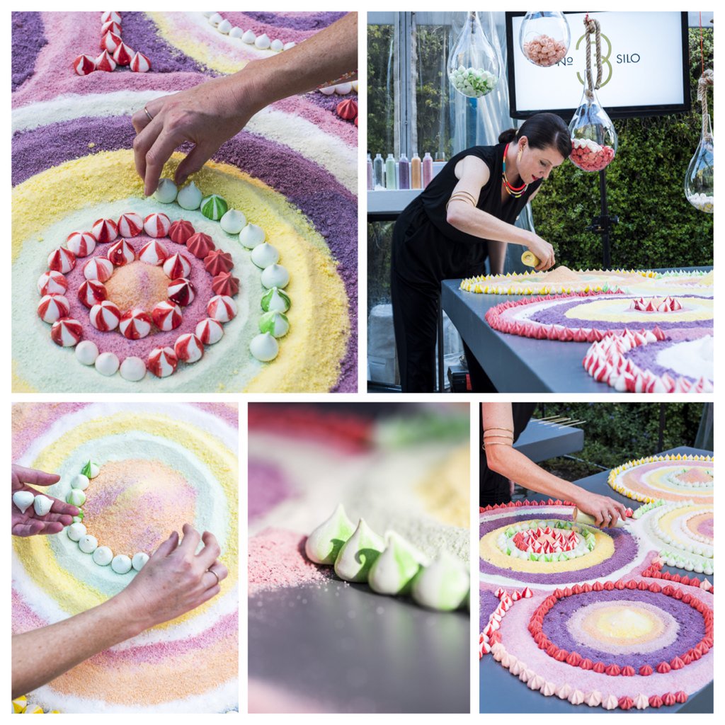 carofoodartist's tweet image. 'Sherbet Rush' - 1 of 3 live dessert installations #no3silo launch @VandAWaterfront @ZeitzMOCAA @heinstirred